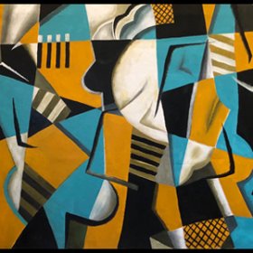 "Ipanema"  (extended)  32" x 54"  acrylic on canvas